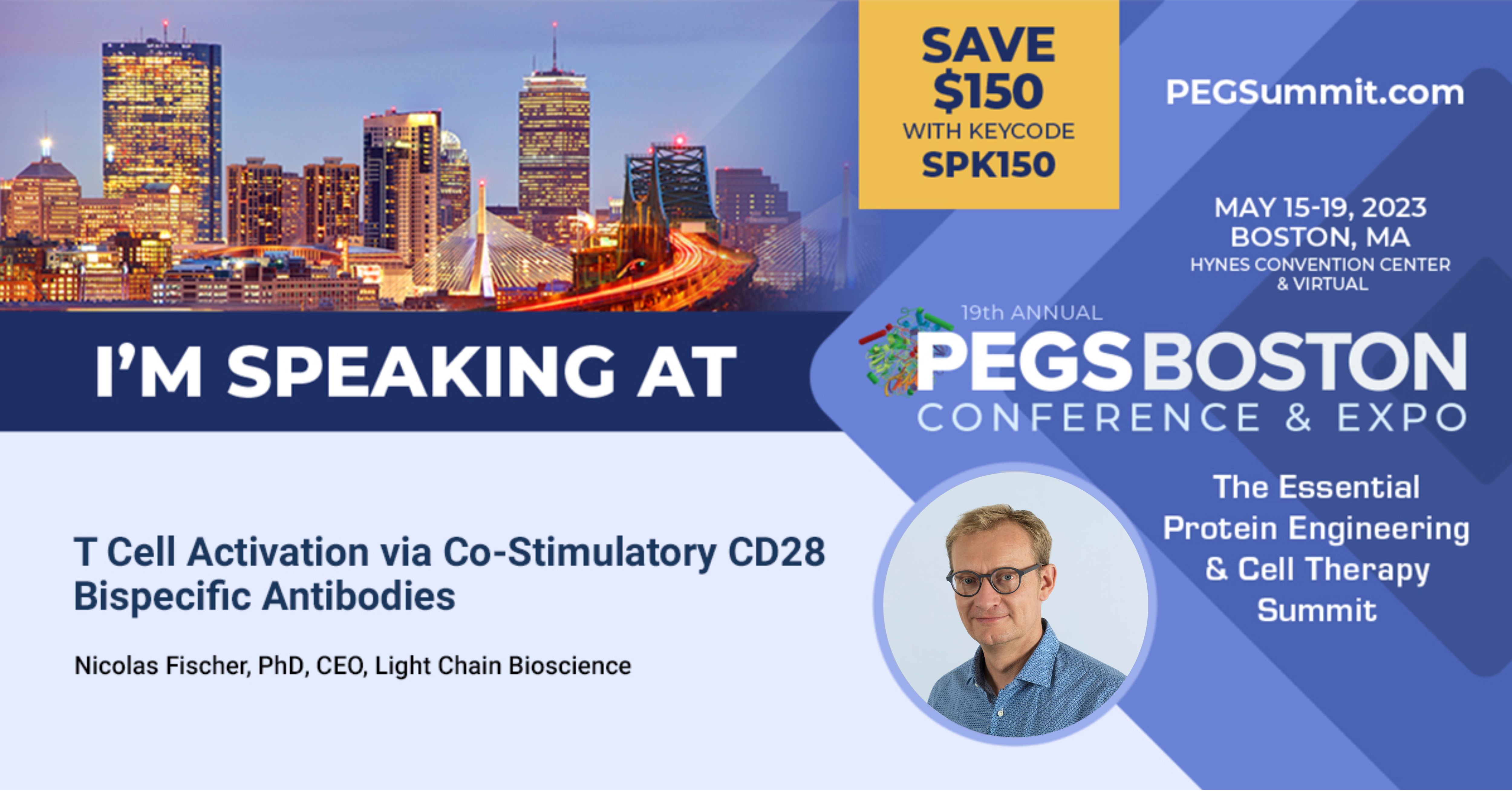 PEGS Boston – Advancing Bispecific Antibodies and Combination Therapy to the Clinic 
