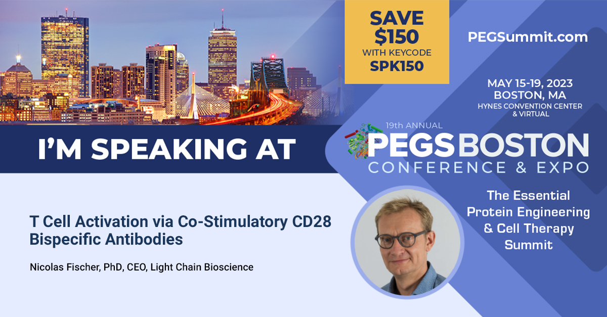 PEGS Boston – Advancing Bispecific Antibodies and Combination Therapy to the Clinic 